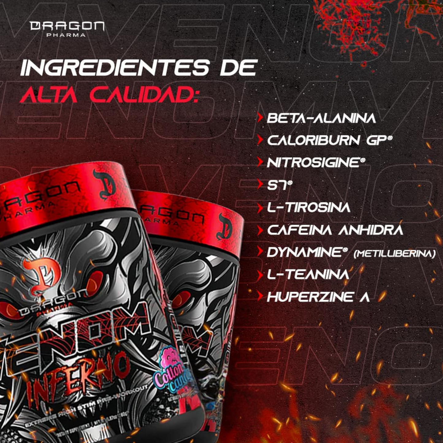 Dragon Pharma Venom Inferno 40 Servicios