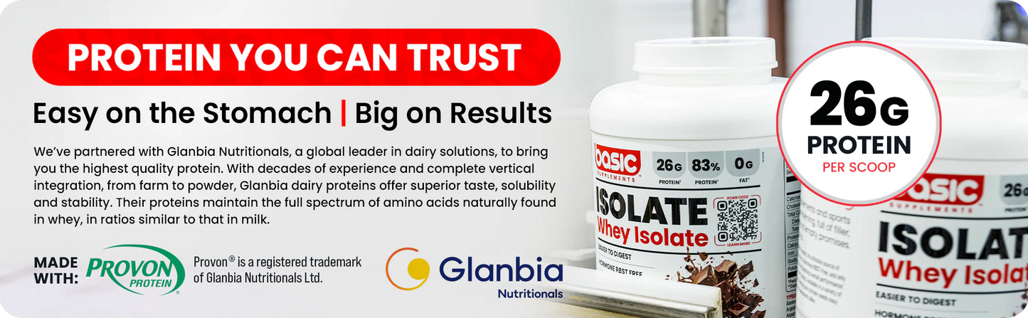 Basic Supplements Isolate Whey Protein 5 Lbs