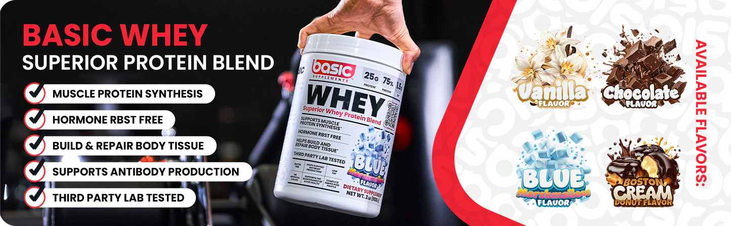 Basic Supplements Whey 5 Lbs