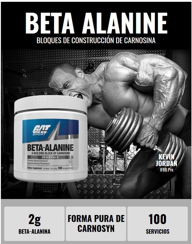 Gat Sport Beta Alanine 100 Servicios