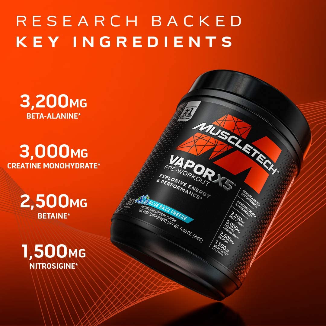 Muscletech Vapor X5 30 Servicios