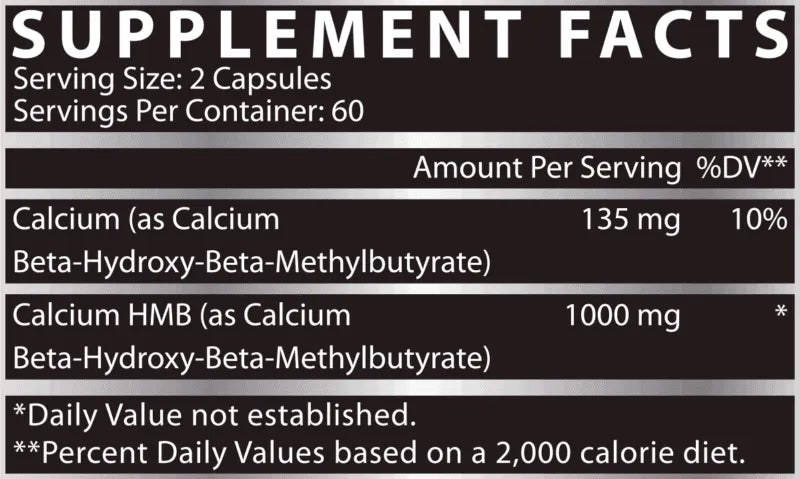 Nutrex Hmb 1000 120 Capsulas