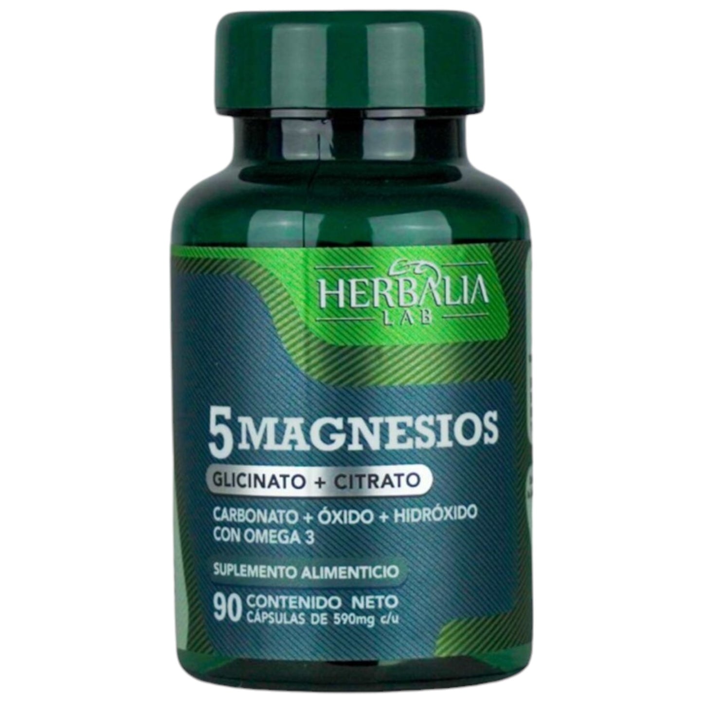 Herbalia Lab 5 Magnesios 90 Capsulas