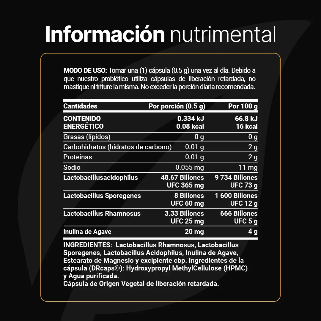 B Life 60 Billion Probiotics | 60 Billones de Probióticos 120 Capsulas
