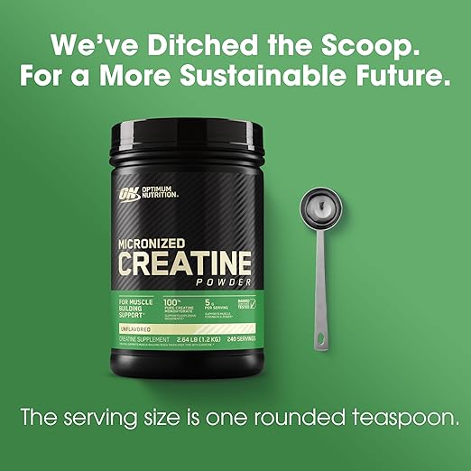 On Micronized Creatine Powder 1.2 Kg 240 Servicios