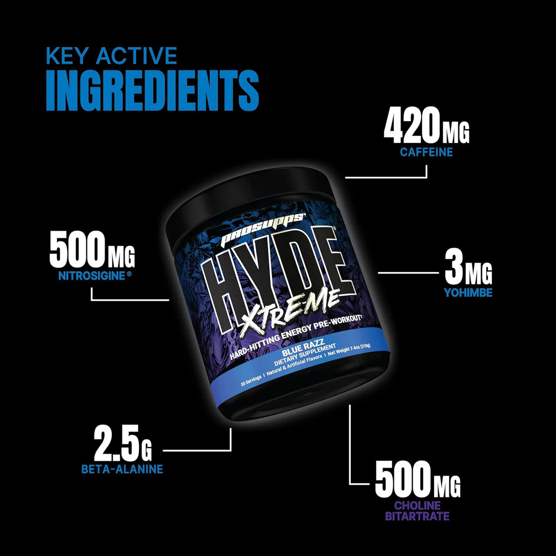 ProSupps Hyde Xtreme 30 Servicios