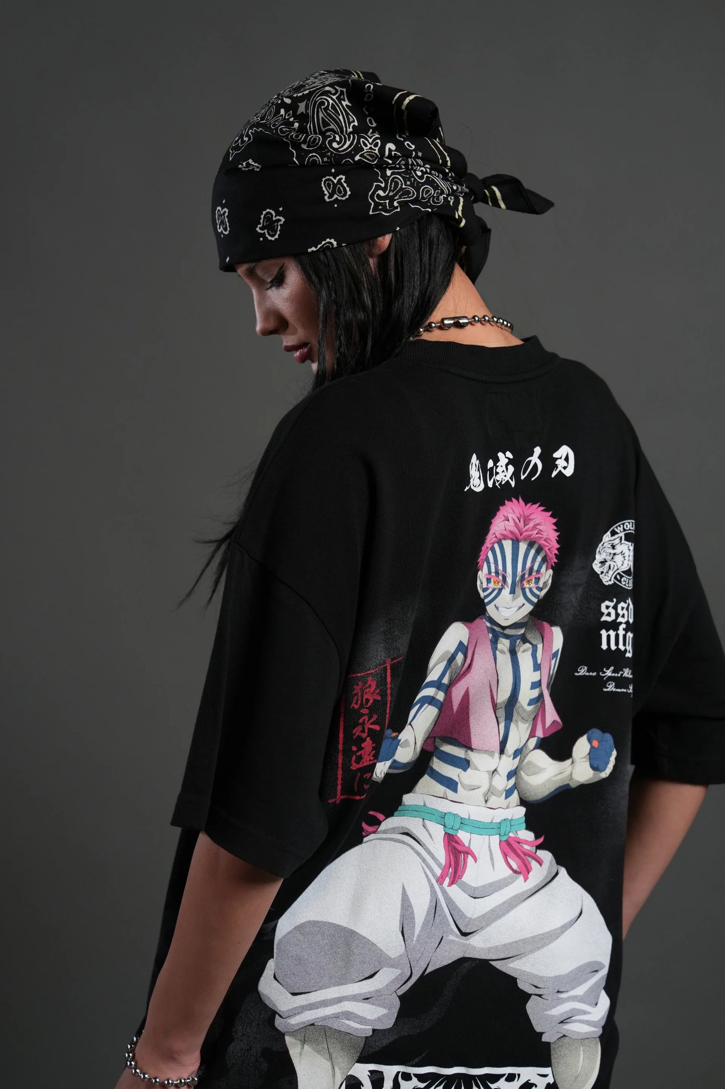 Darc Sport X Demon Slayer T-Shirt Oversized Akaza