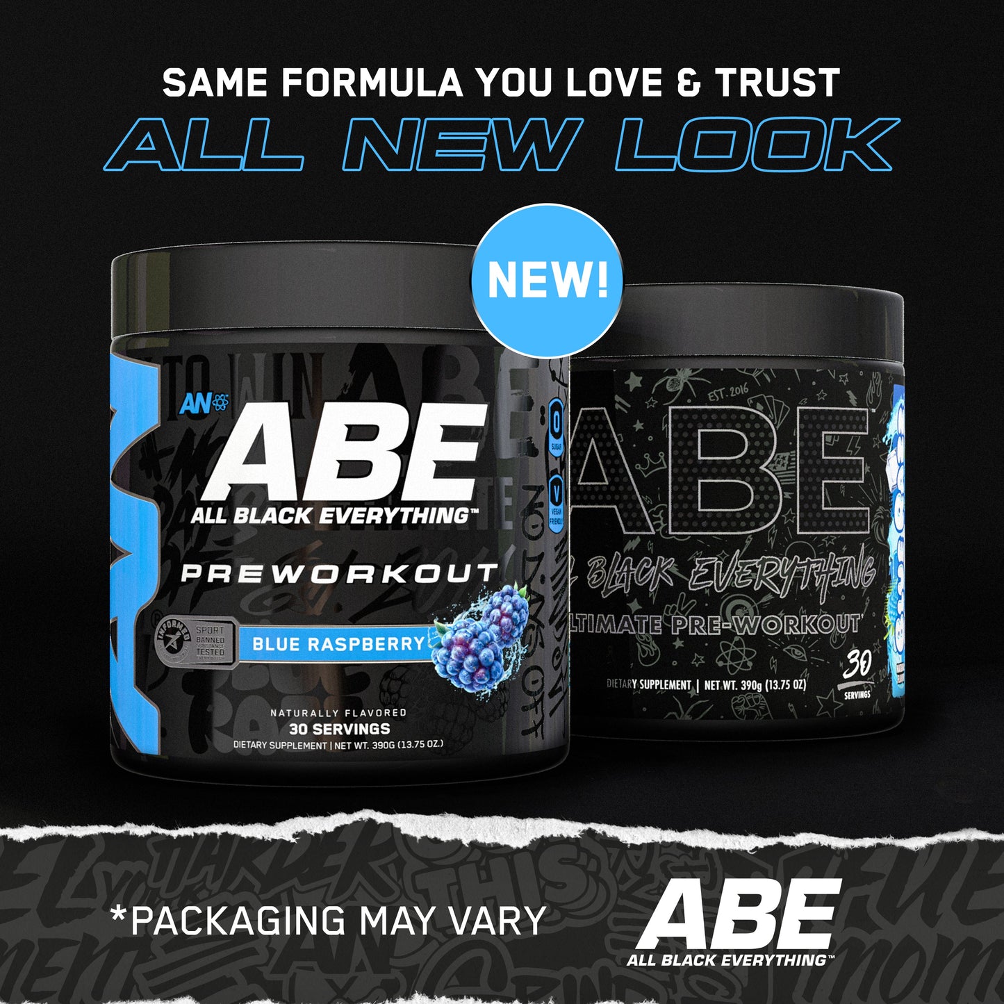 Applied Nutrition Abe All Black Everything Pre 30 Servicios