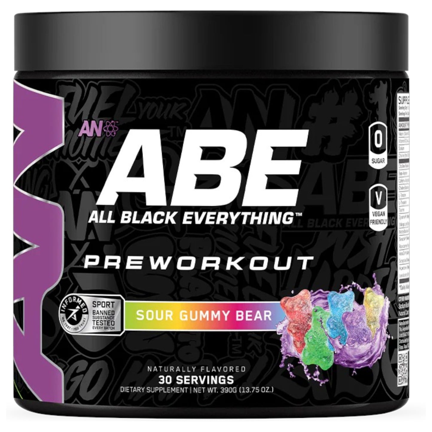 Applied Nutrition Abe All Black Everything Pre 30 Servicios