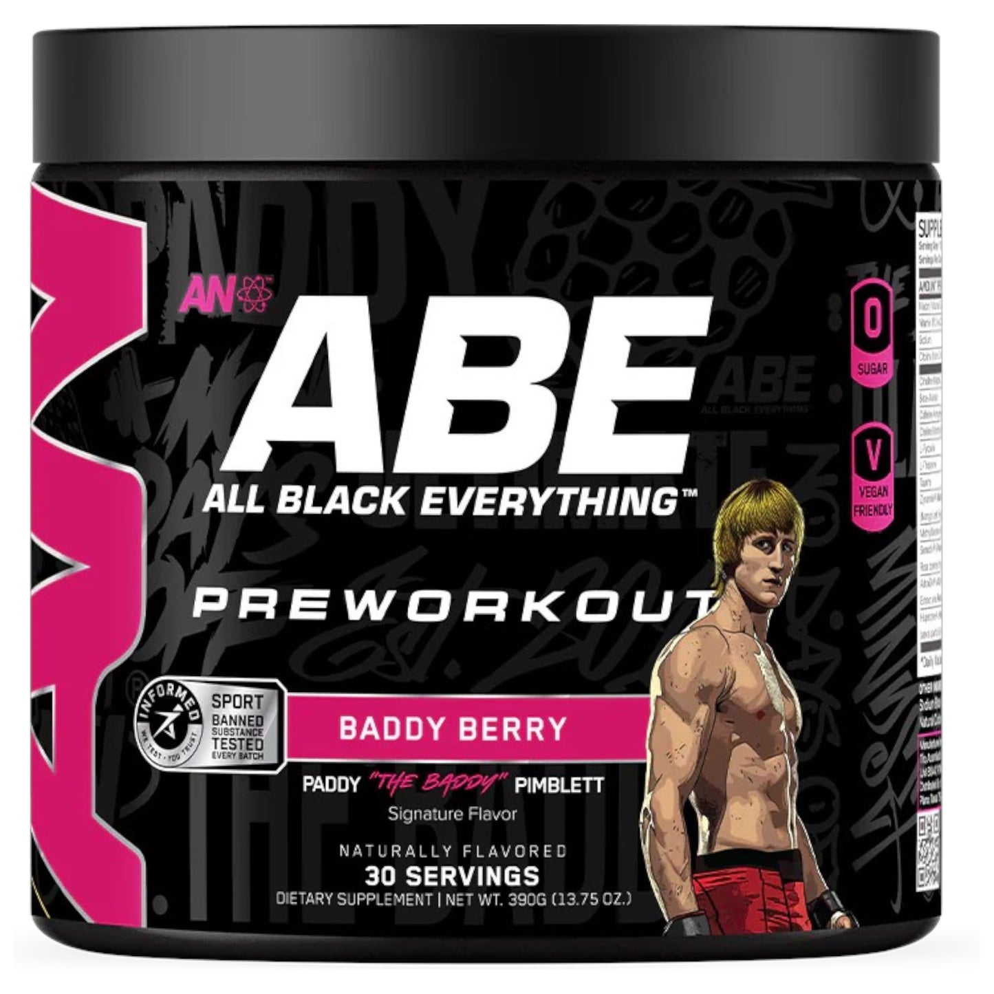 Applied Nutrition Abe All Black Everything Pre 30 Servicios