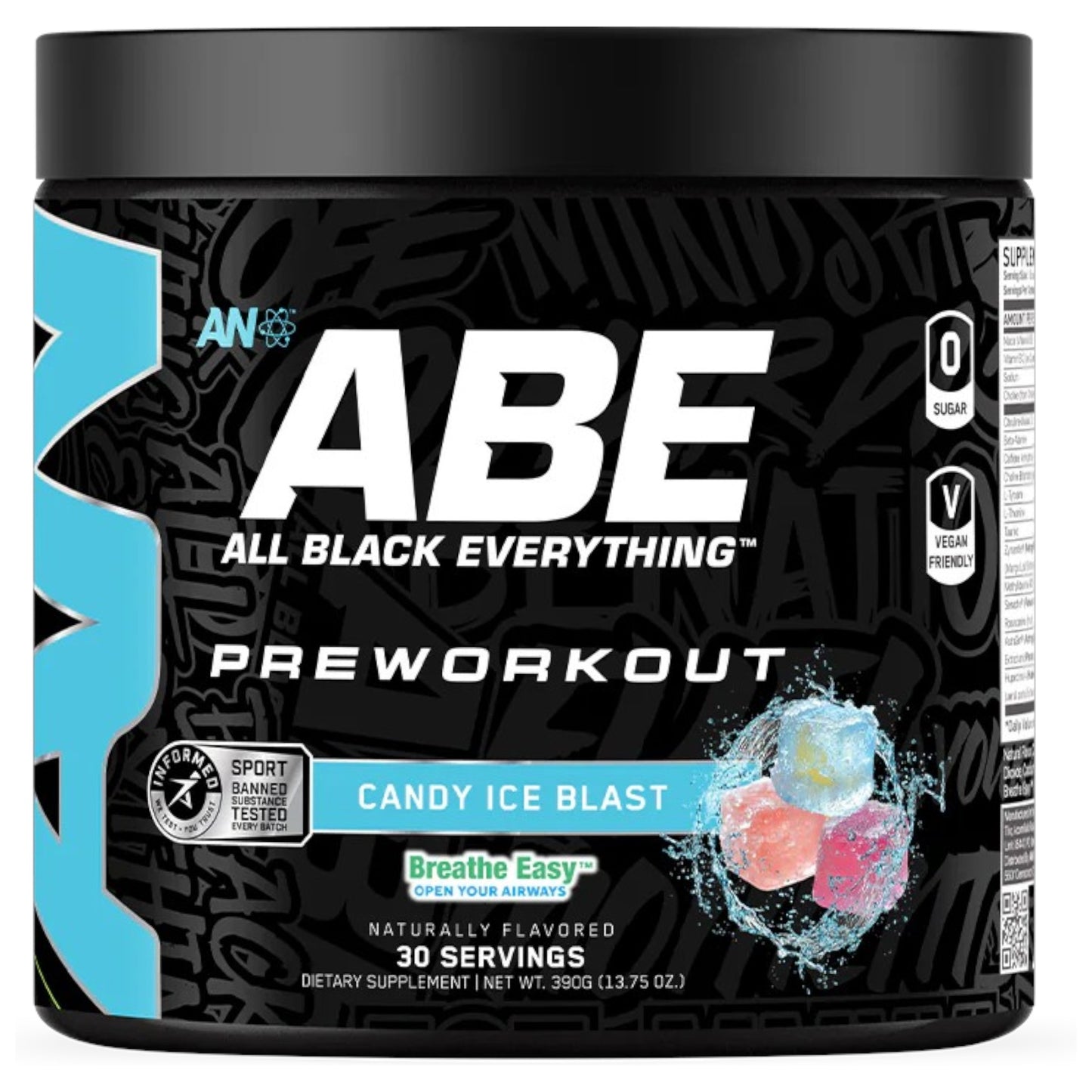 Applied Nutrition Abe All Black Everything Pre 30 Servicios