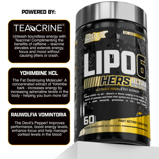 Nutrex Lipo6 Hers Ultra Concentrate 60 Capsulas