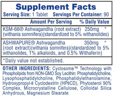 Hi-Tech Ashwagandha 90 Capsulas