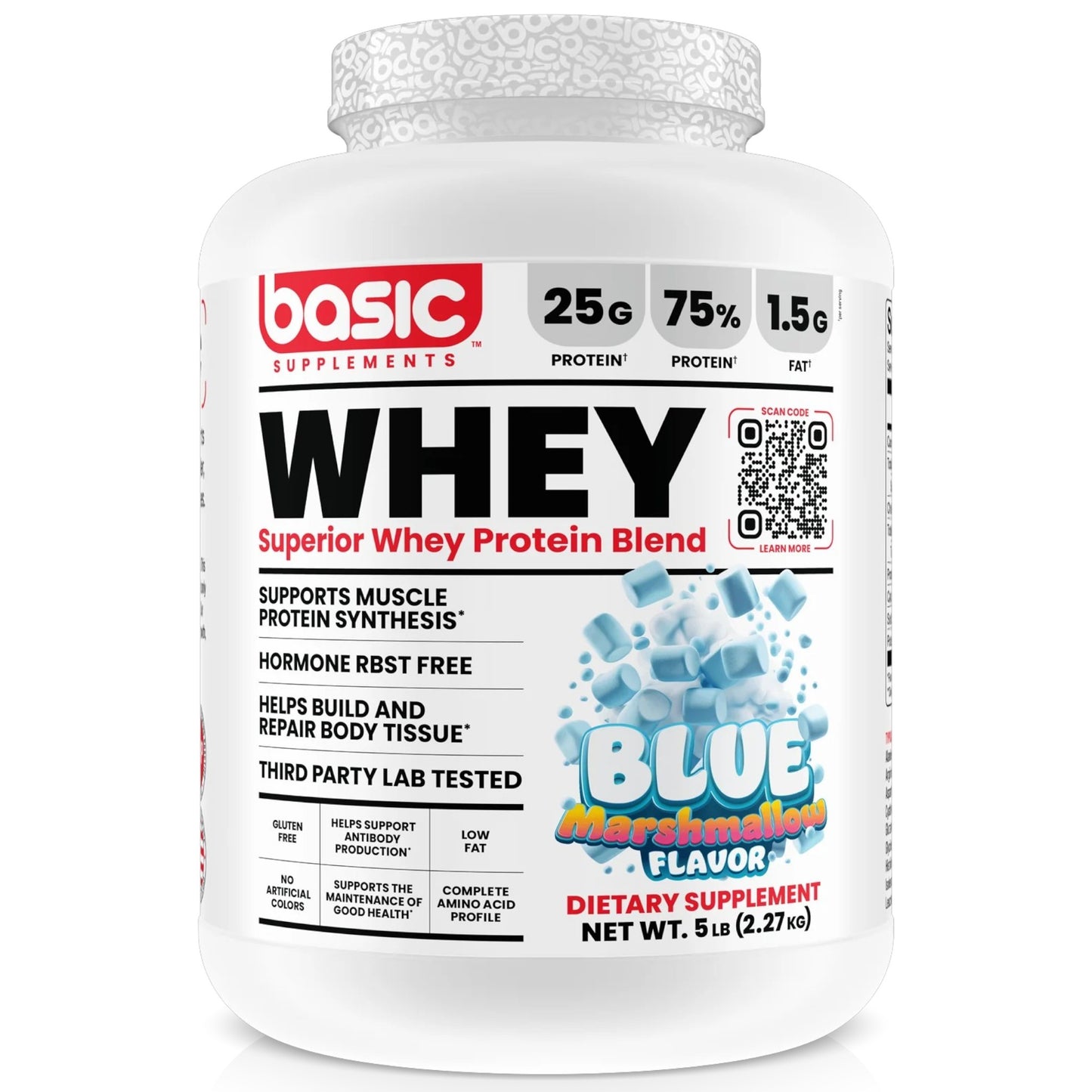 Basic Supplements Whey 5 Lbs