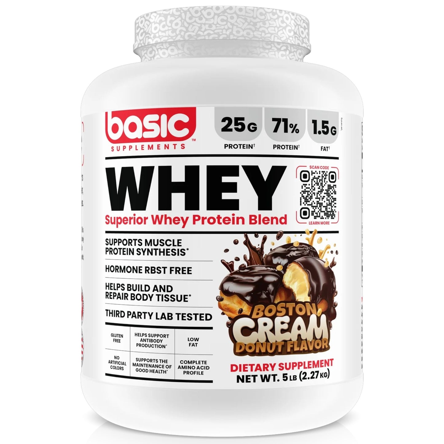 Basic Supplements Whey 5 Lbs