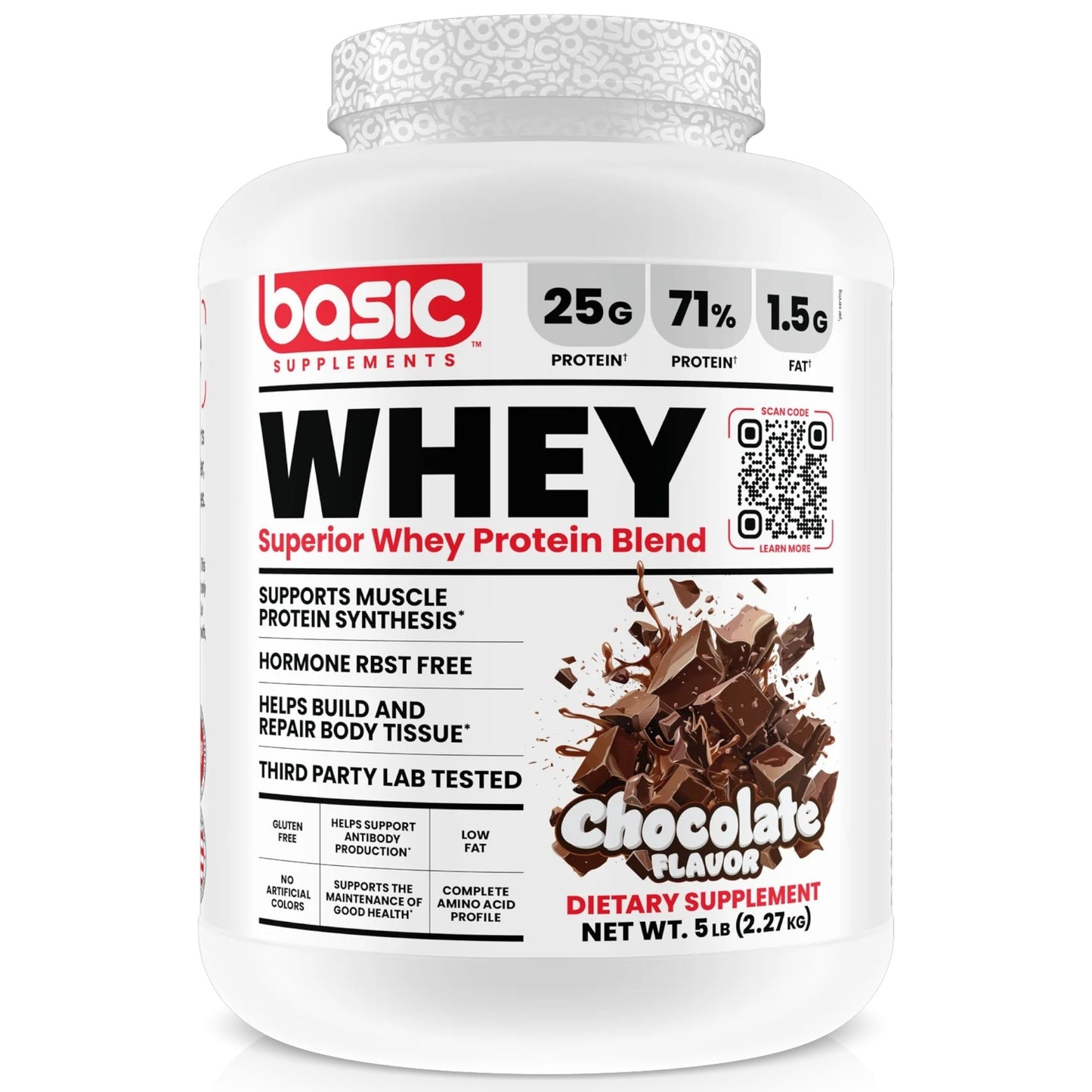 Basic Supplements Whey 5 Lbs