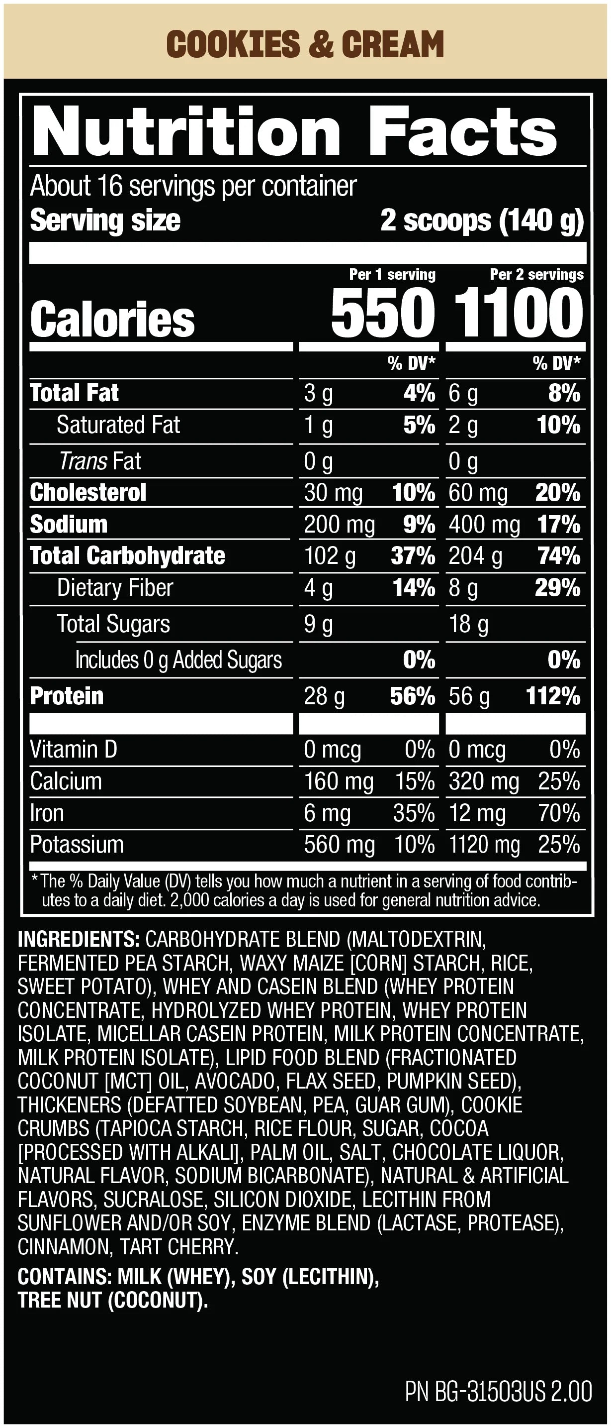 Mutant Mass 5 Lbs