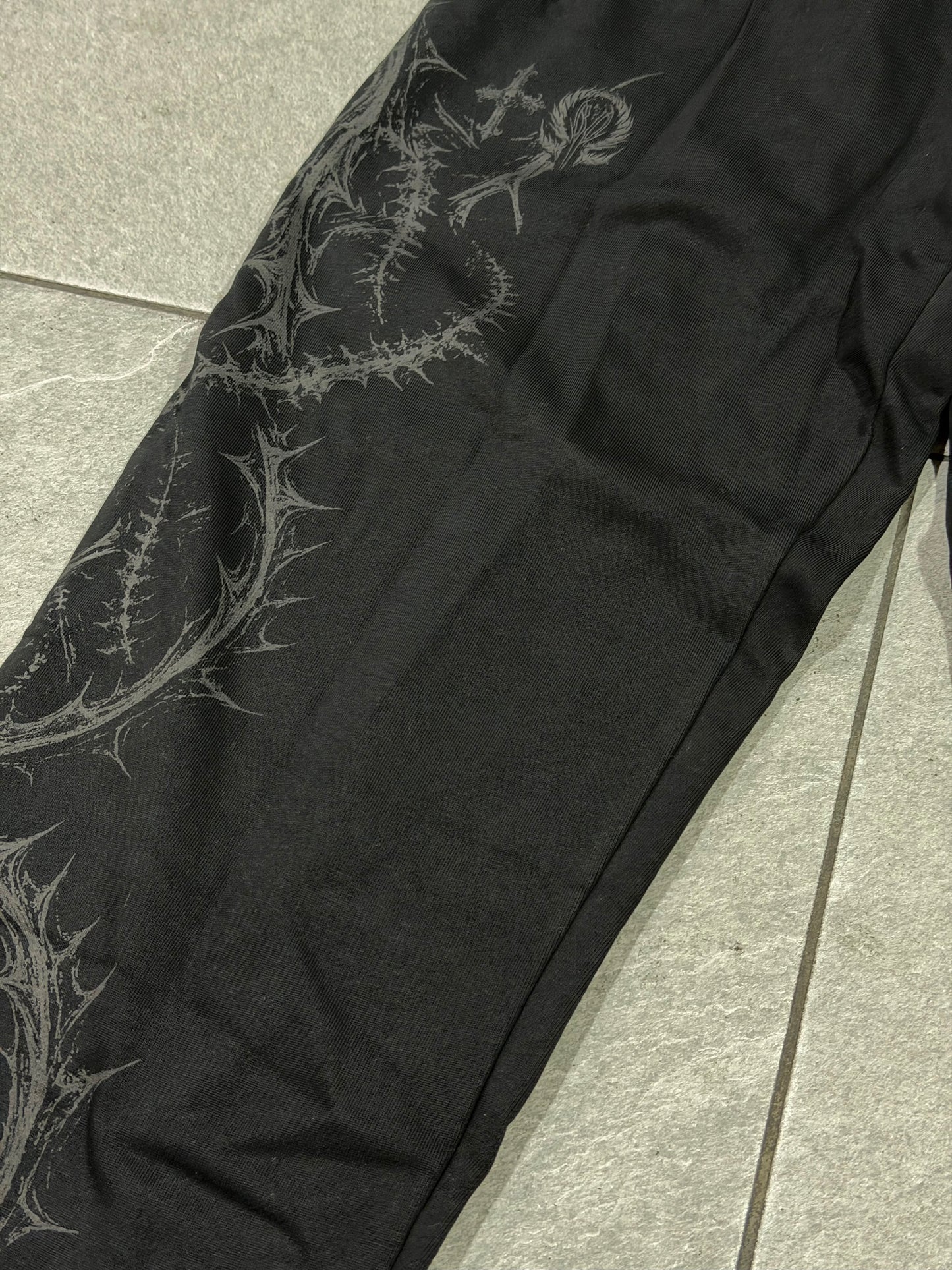 Breathedivinity Abysswalker Uncuffed Luxury Sweatpants Darkness