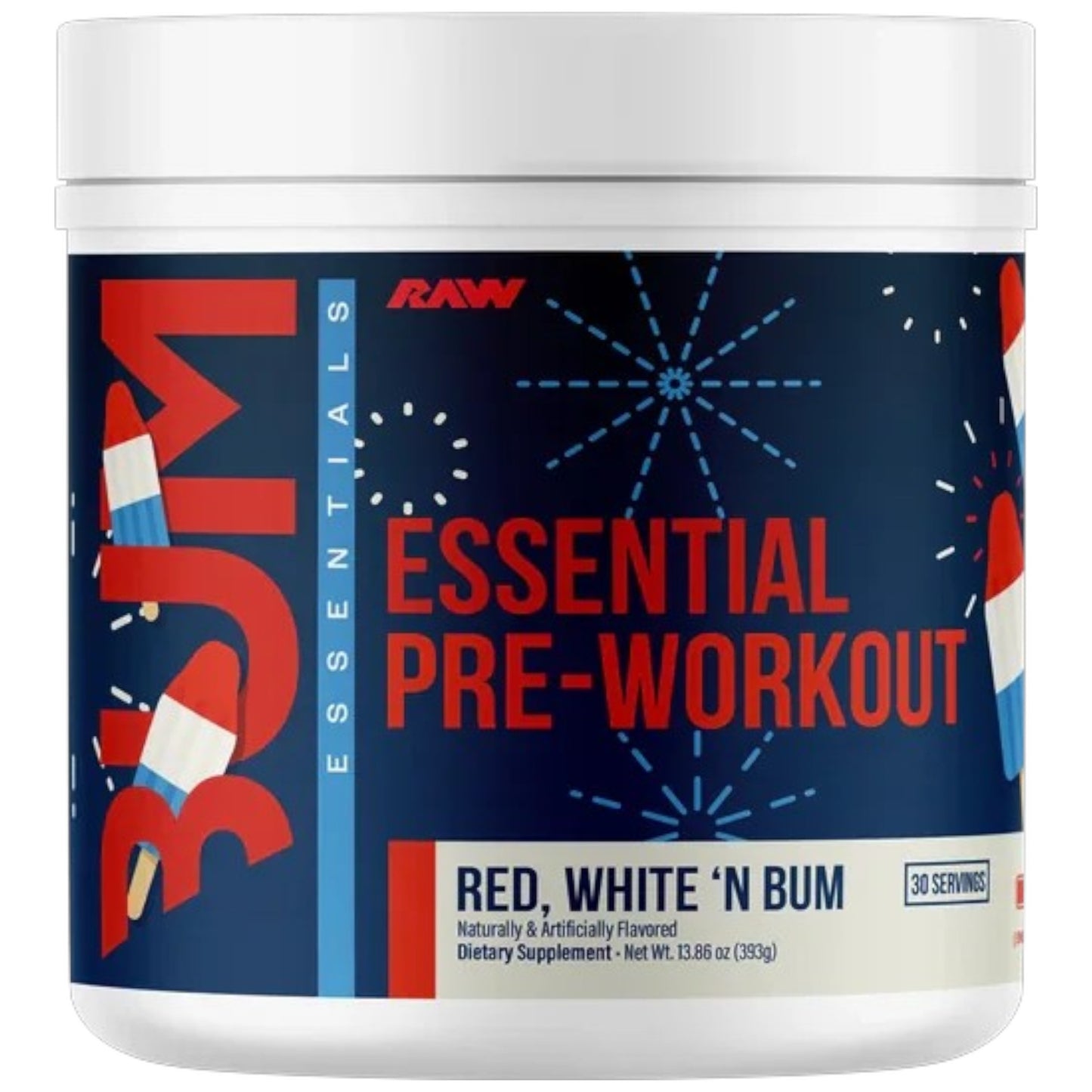 Raw Nutrition Bum Essential Pre-Workout 30 Servicios