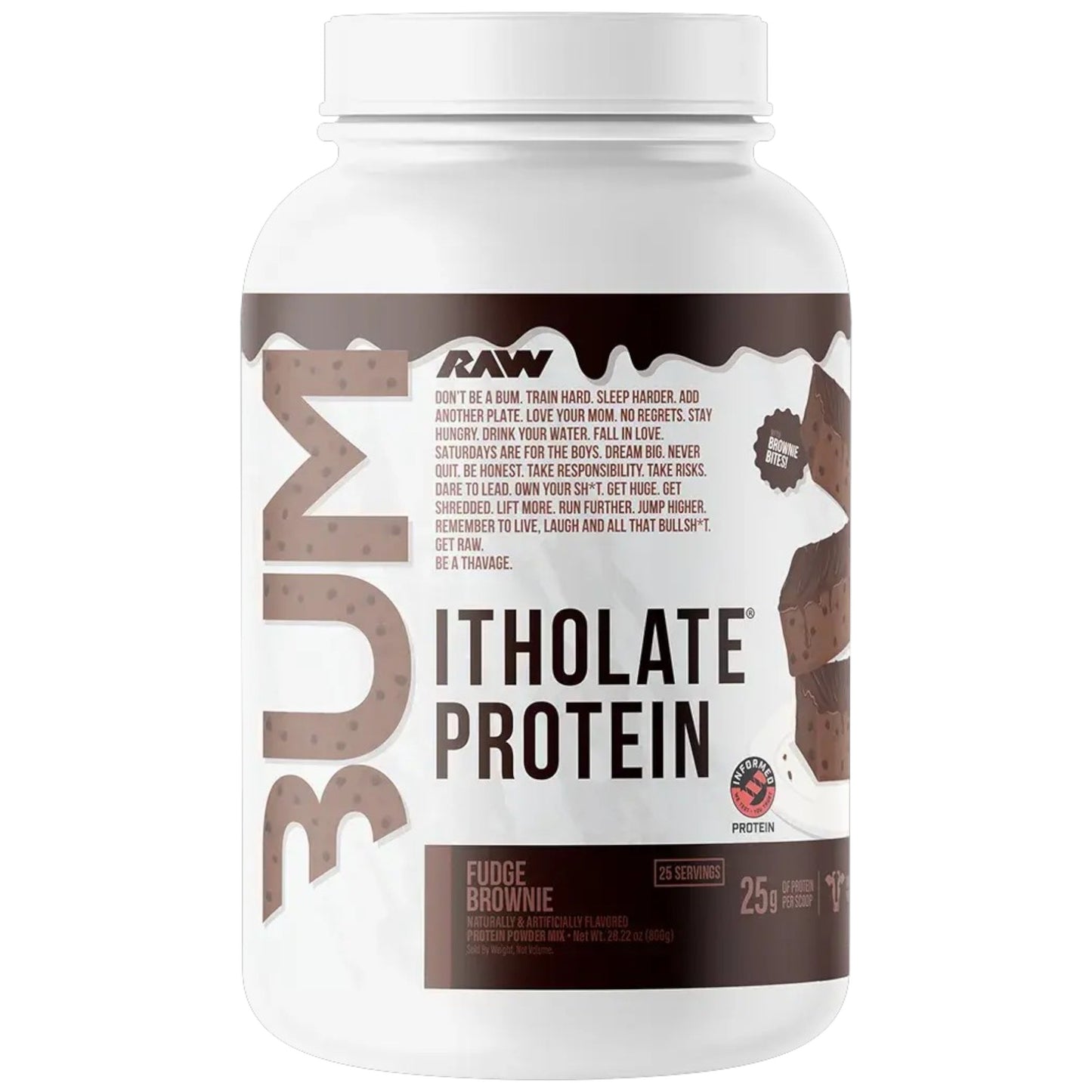 Raw Nutrition Bum Itholate Protein 1.80 Lbs