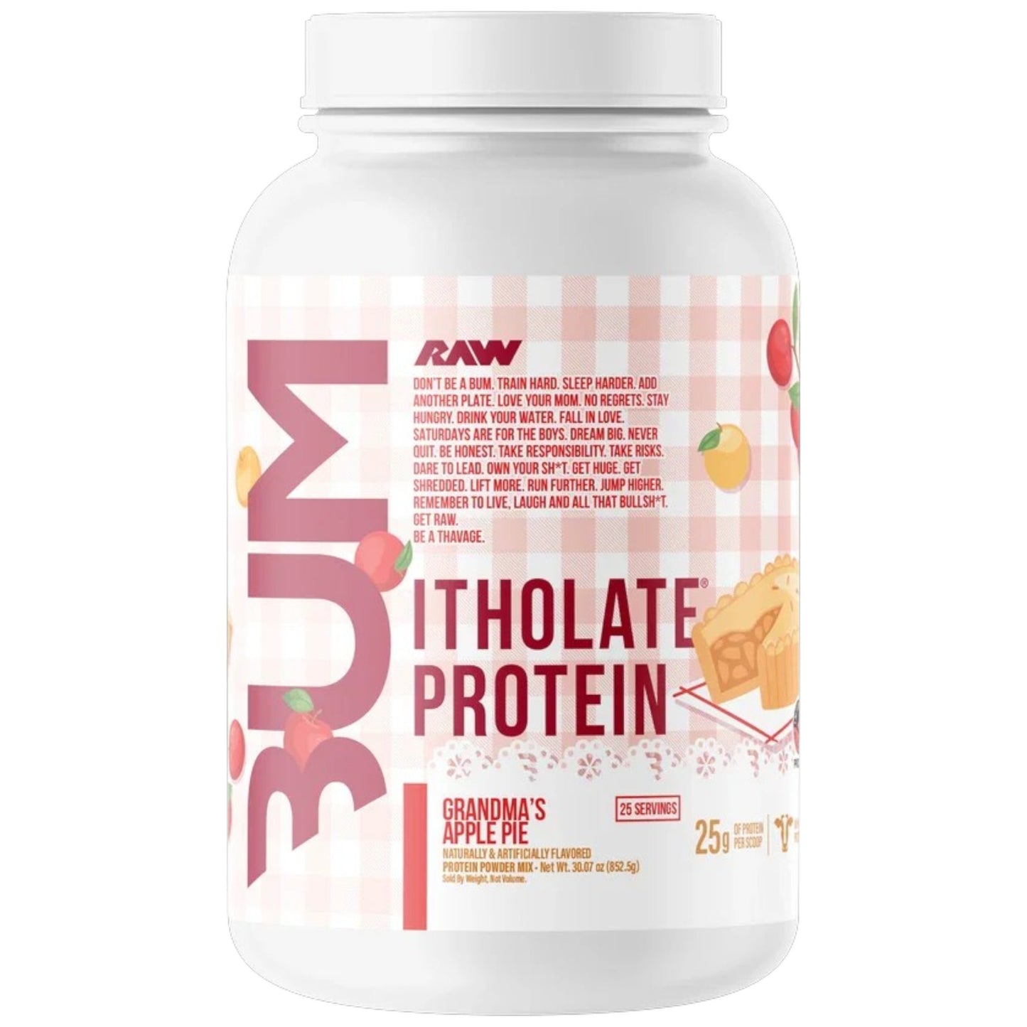 Raw Nutrition Bum Itholate Protein 1.80 Lbs