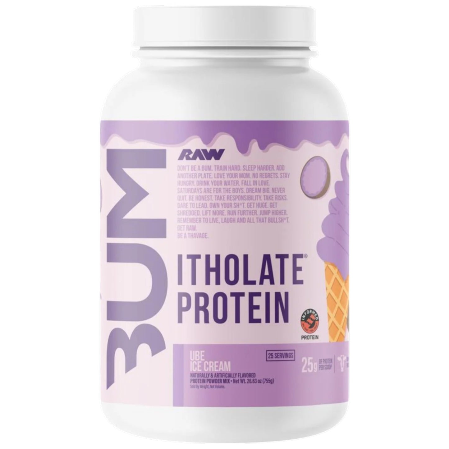 Raw Nutrition Bum Itholate Protein 1.80 Lbs