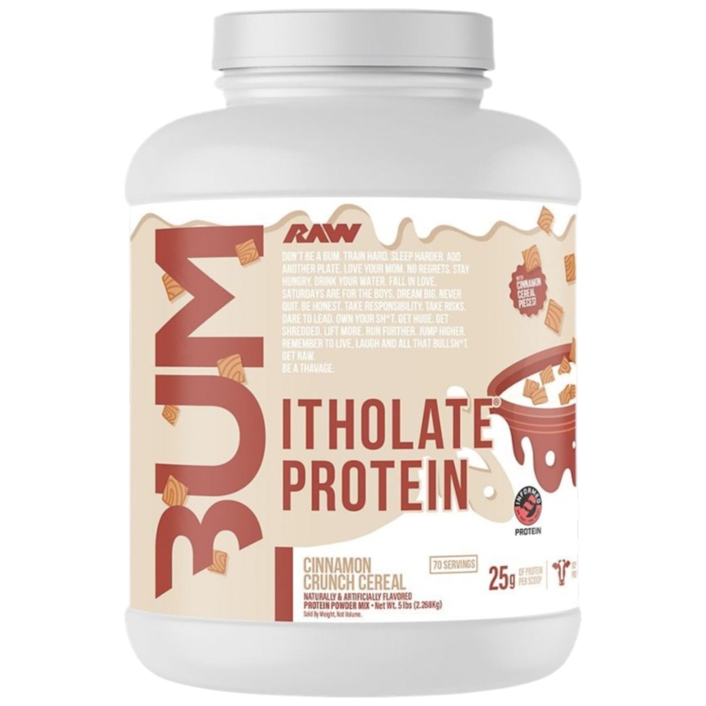 Raw Nutrition Bum Itholate 5 Lbs