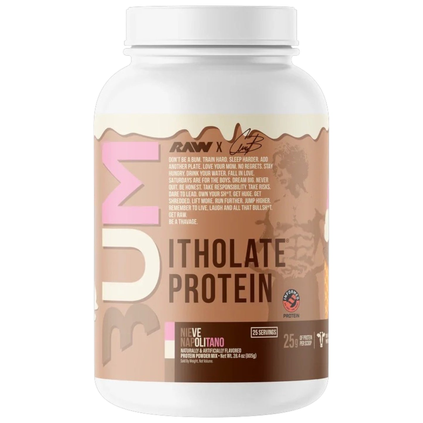 Raw Nutrition Bum Itholate Protein 1.80 Lbs