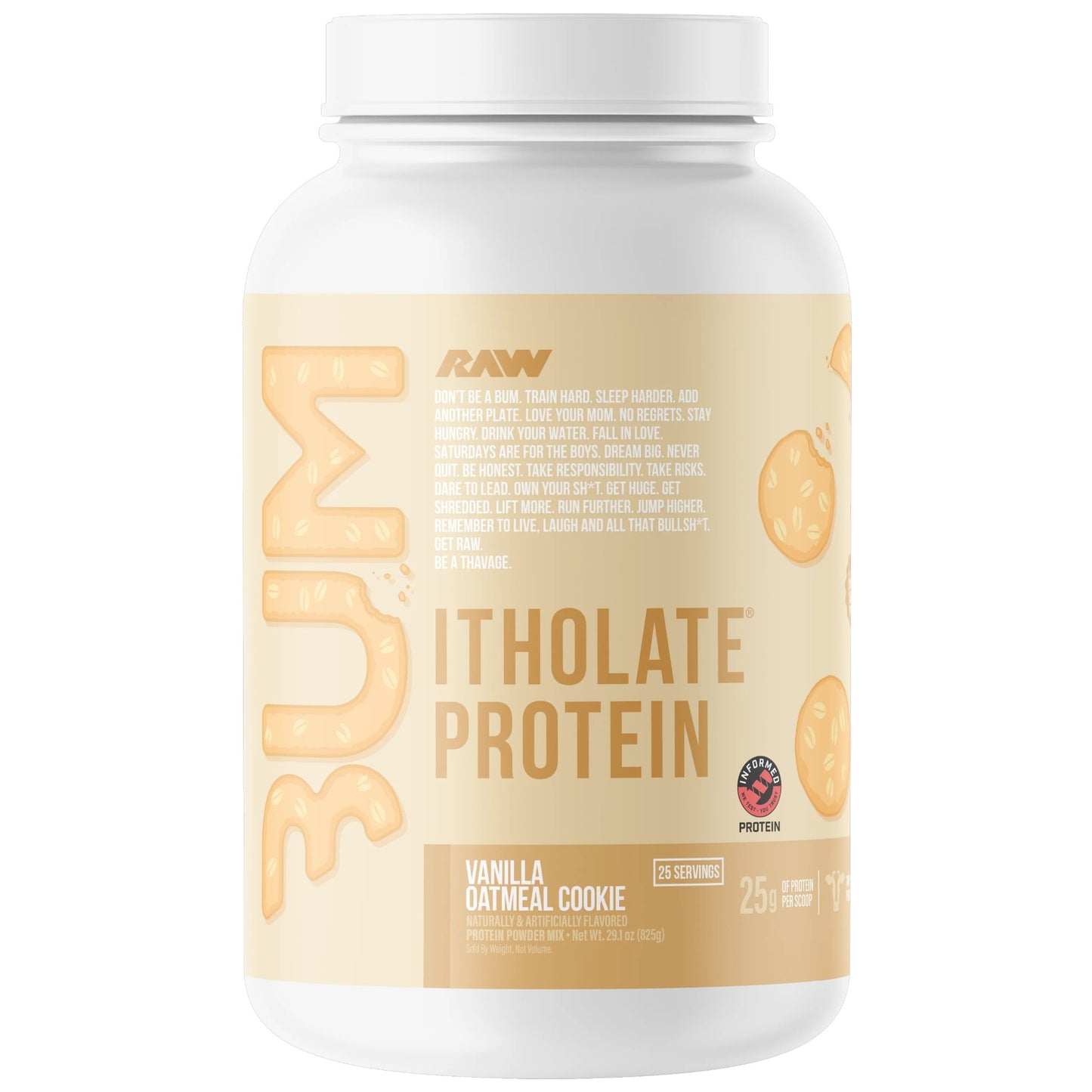 Raw Nutrition Bum Itholate Protein 1.80 Lbs