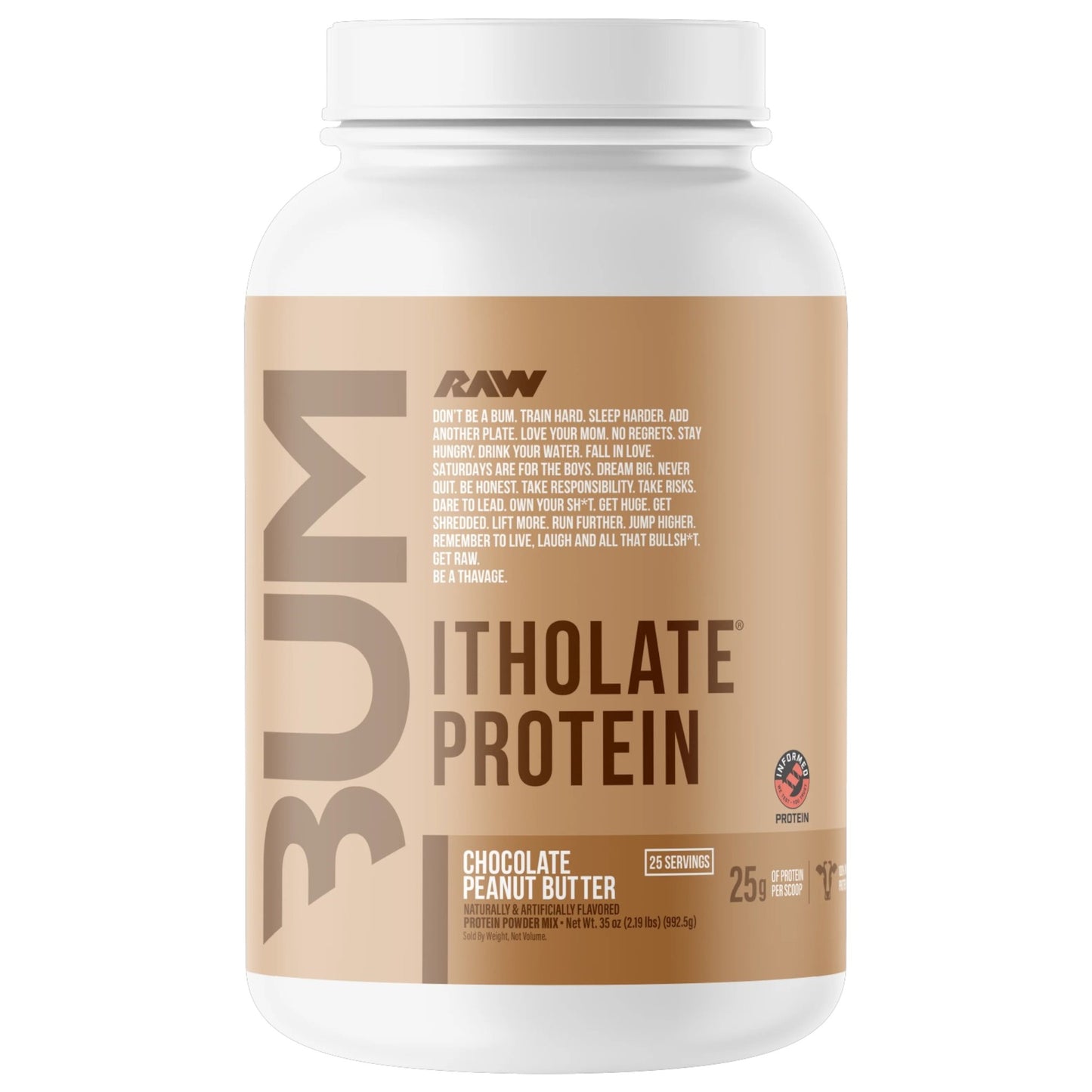 Raw Nutrition Bum Itholate Protein 1.80 Lbs