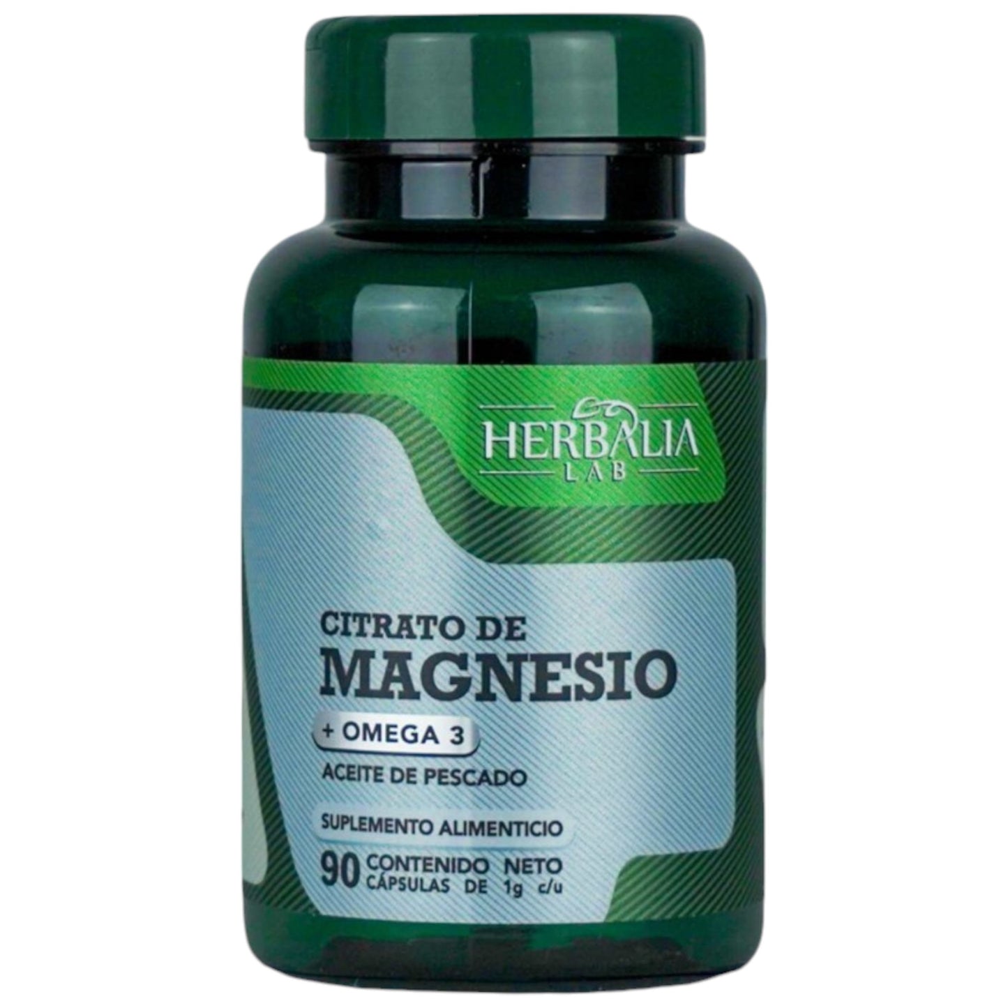 Herbalia Lab Citrato de Magnesio + Omega 3 90 Capsulas
