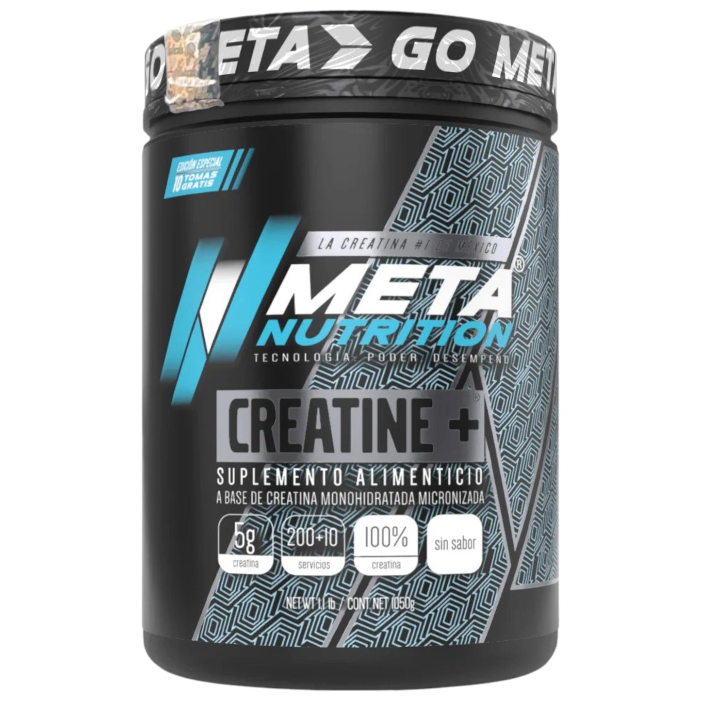 Meta Nutrition Creatine + 1 Kg 210 Servicios