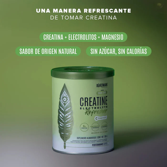Birdman Creatine Electrolyte Refresher 300 Gramos 30 Servicios