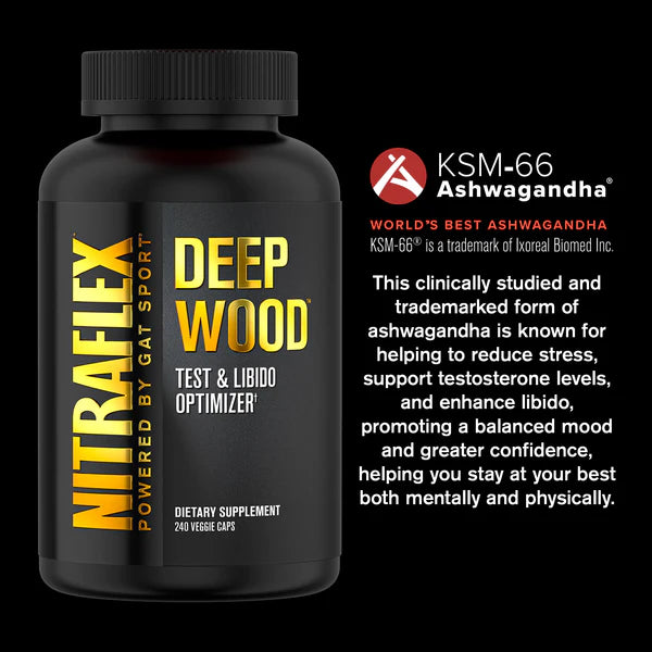 Gat Sport Nitraflex Deep Wood 240 Capsulas