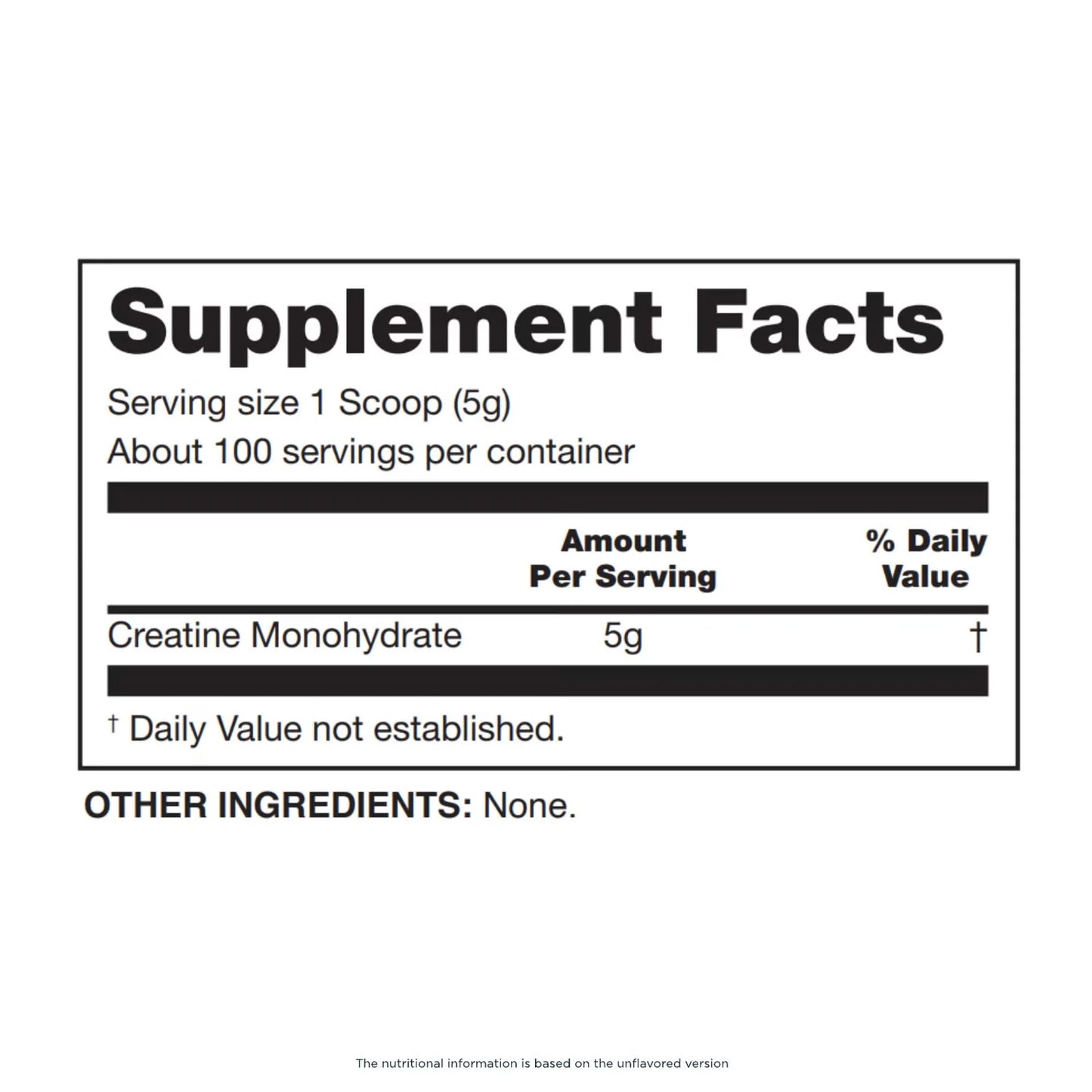 MyProtein Impact Creatine Monohydrate 500 Gramos 100 Servicios