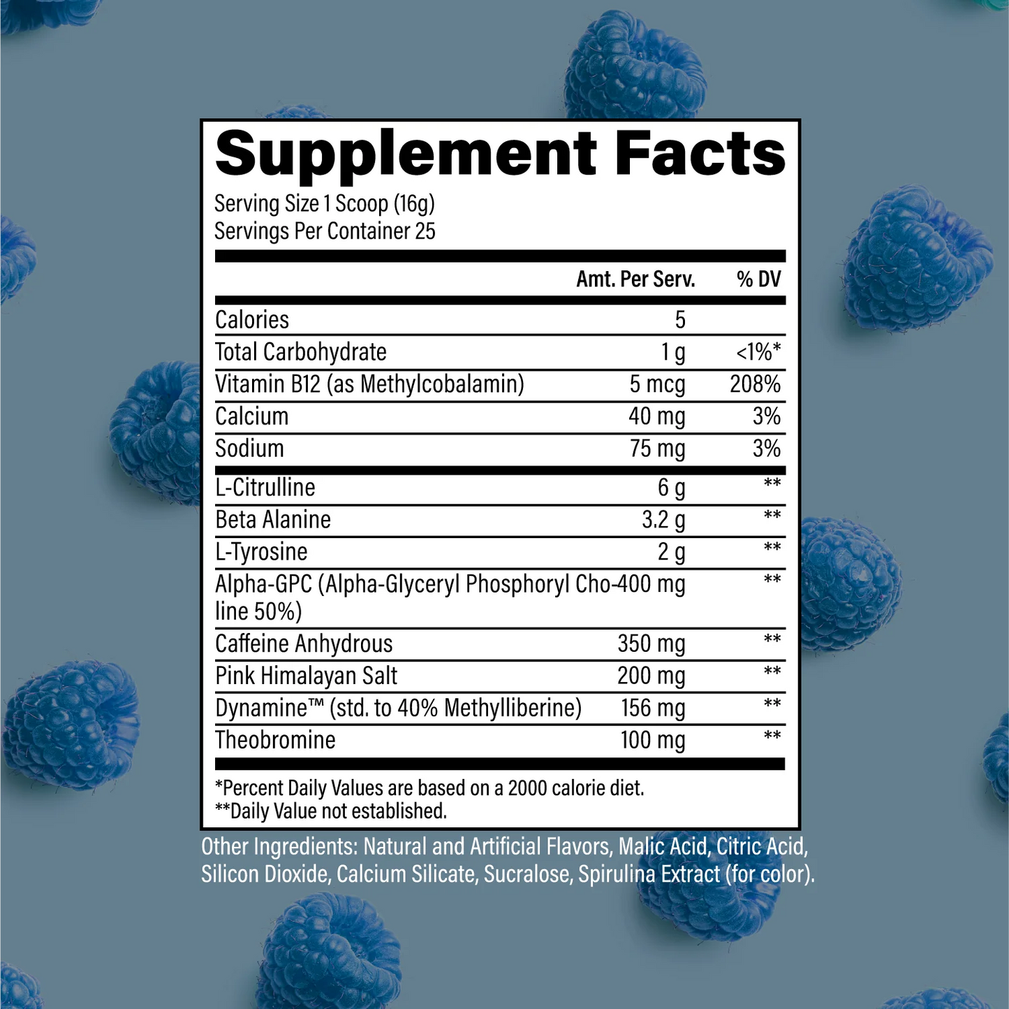 Raw Nutrition Bum Essential Charged 25 Servicios