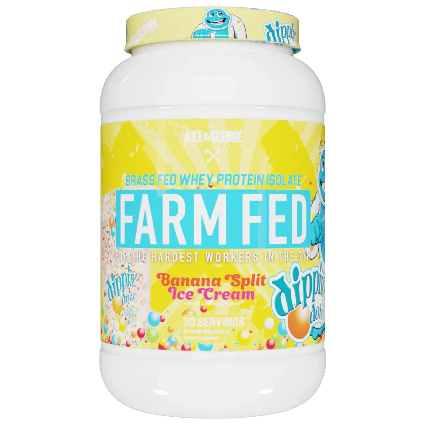 Axe And Sledge Farm Fed Grass Fed Whey Protein Isolate 2 Lbs