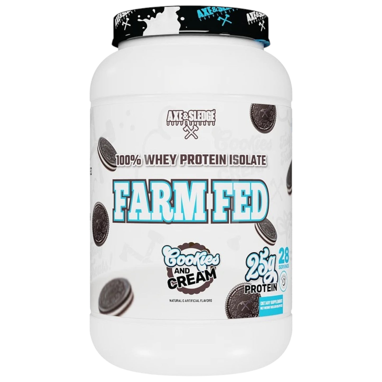 Axe And Sledge Farm Fed Grass Fed Whey Protein Isolate 2 Lbs