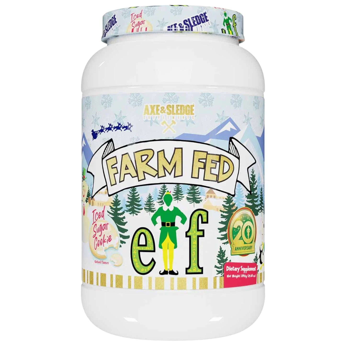 Axe And Sledge Farm Fed Grass Fed Whey Protein Isolate 2 Lbs