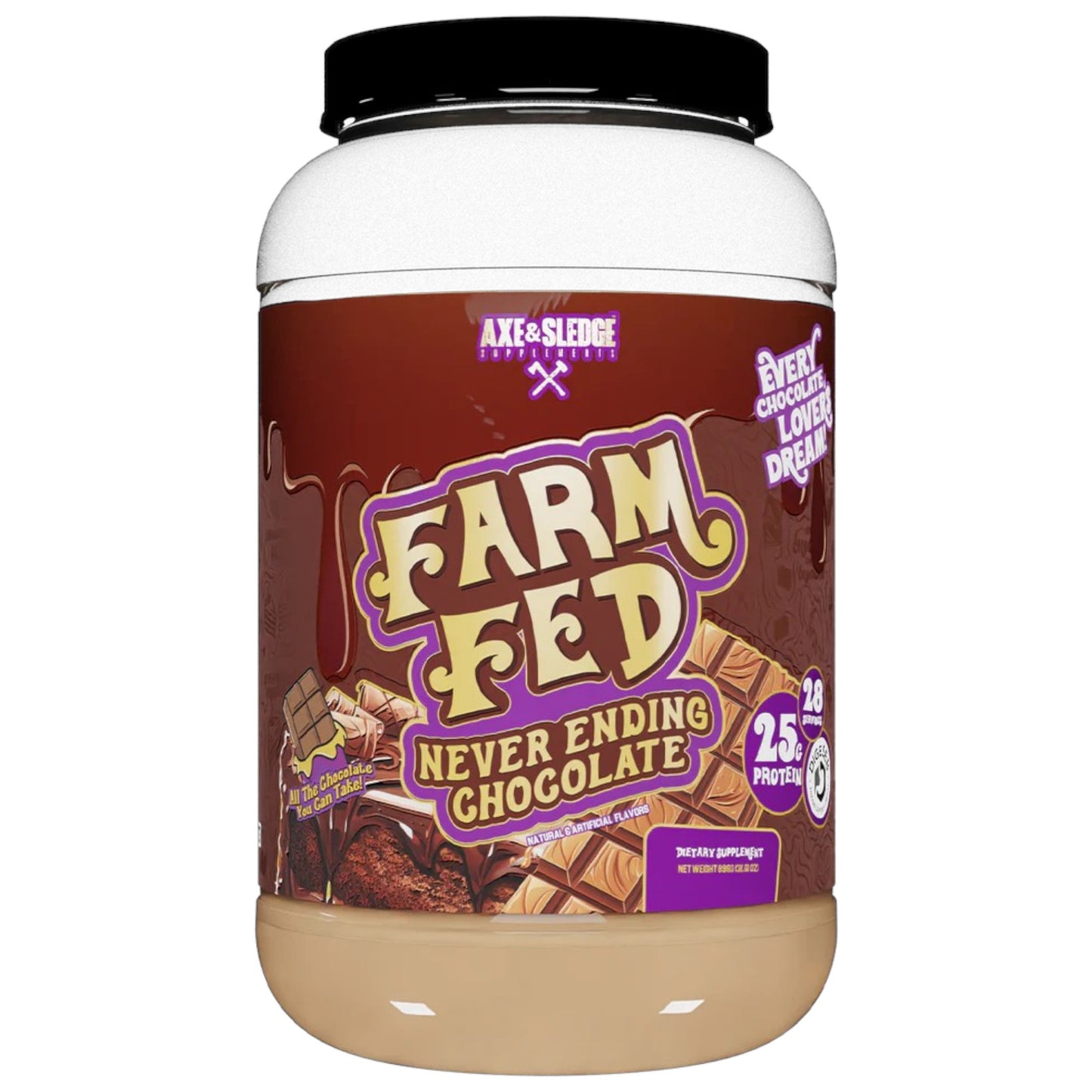 Axe And Sledge Farm Fed Grass Fed Whey Protein Isolate 2 Lbs