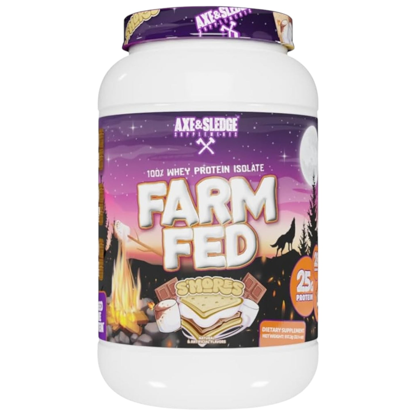 Axe And Sledge Farm Fed Grass Fed Whey Protein Isolate 2 Lbs