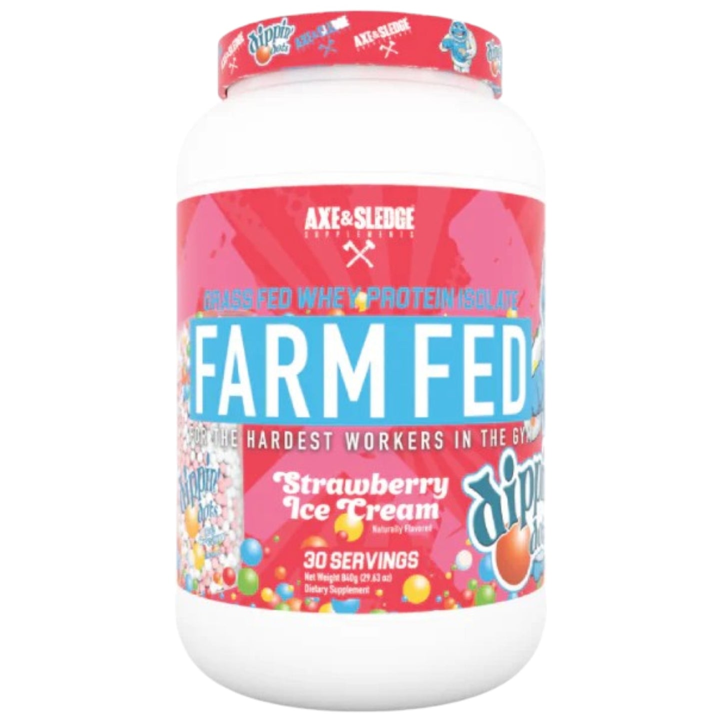 Axe And Sledge Farm Fed Grass Fed Whey Protein Isolate 2 Lbs