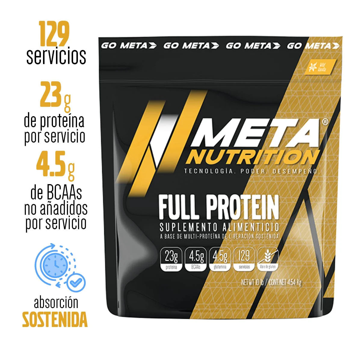 Meta Nutrition Full Protein 10 Lbs