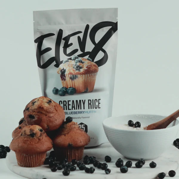 Elev8 Creamy Rice Blueberry Muffin 25 Servicios