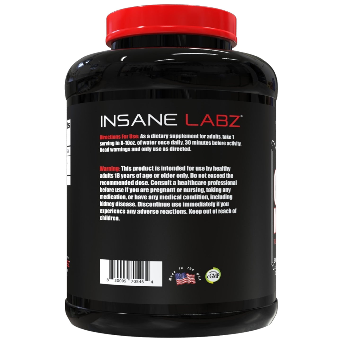 Insane Labz Creatine Monohydrate 1 Kg 200 Servicios