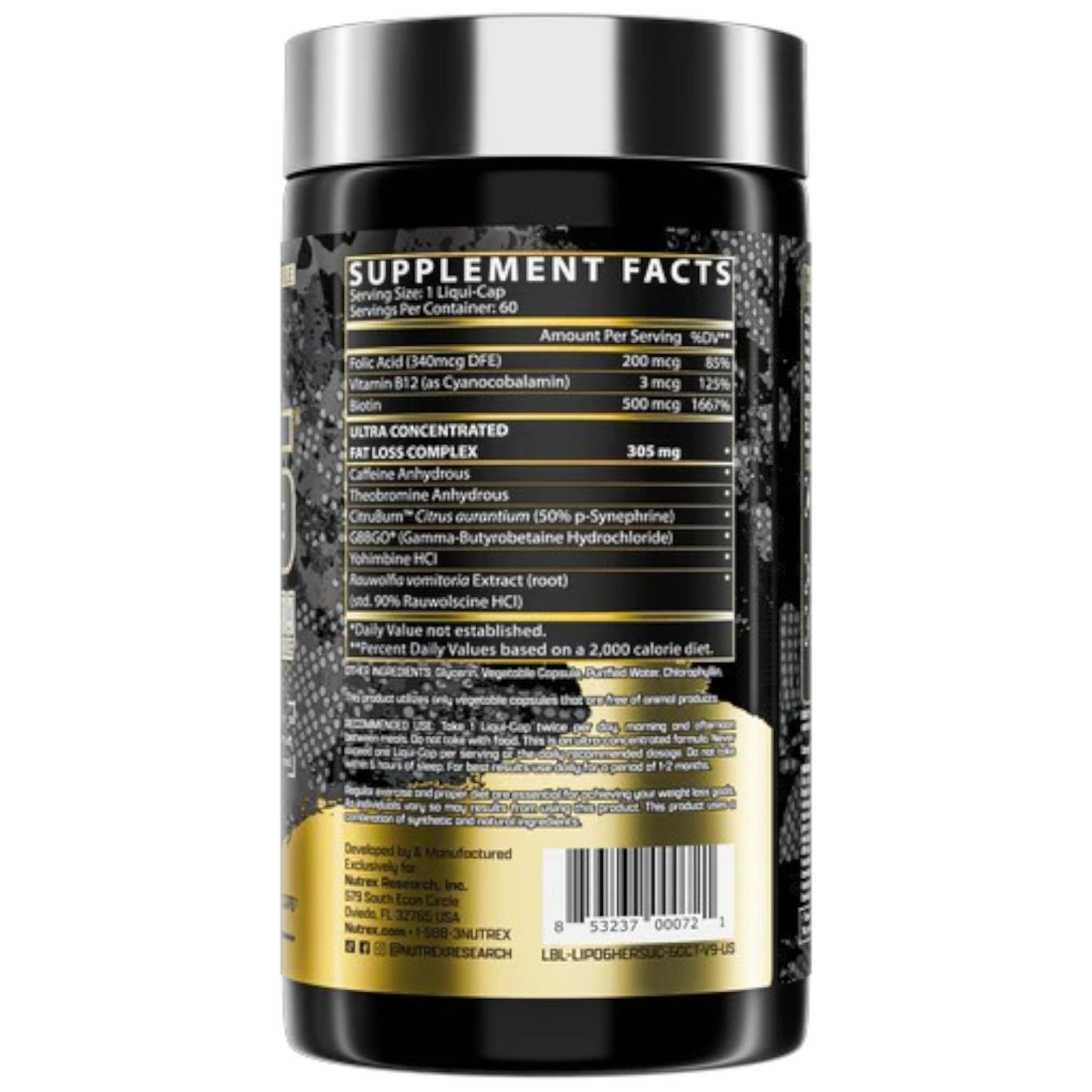 Nutrex Lipo6 Hers Ultra Concentrate 60 Capsulas