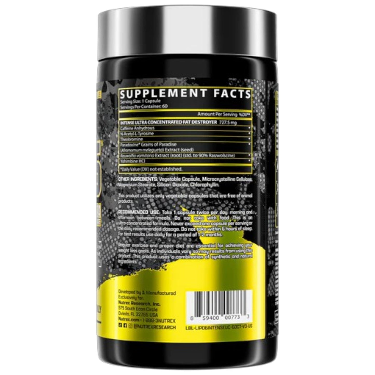 Nutrex Lipo6 Intense Ultra Concentrate 60 Capsulas