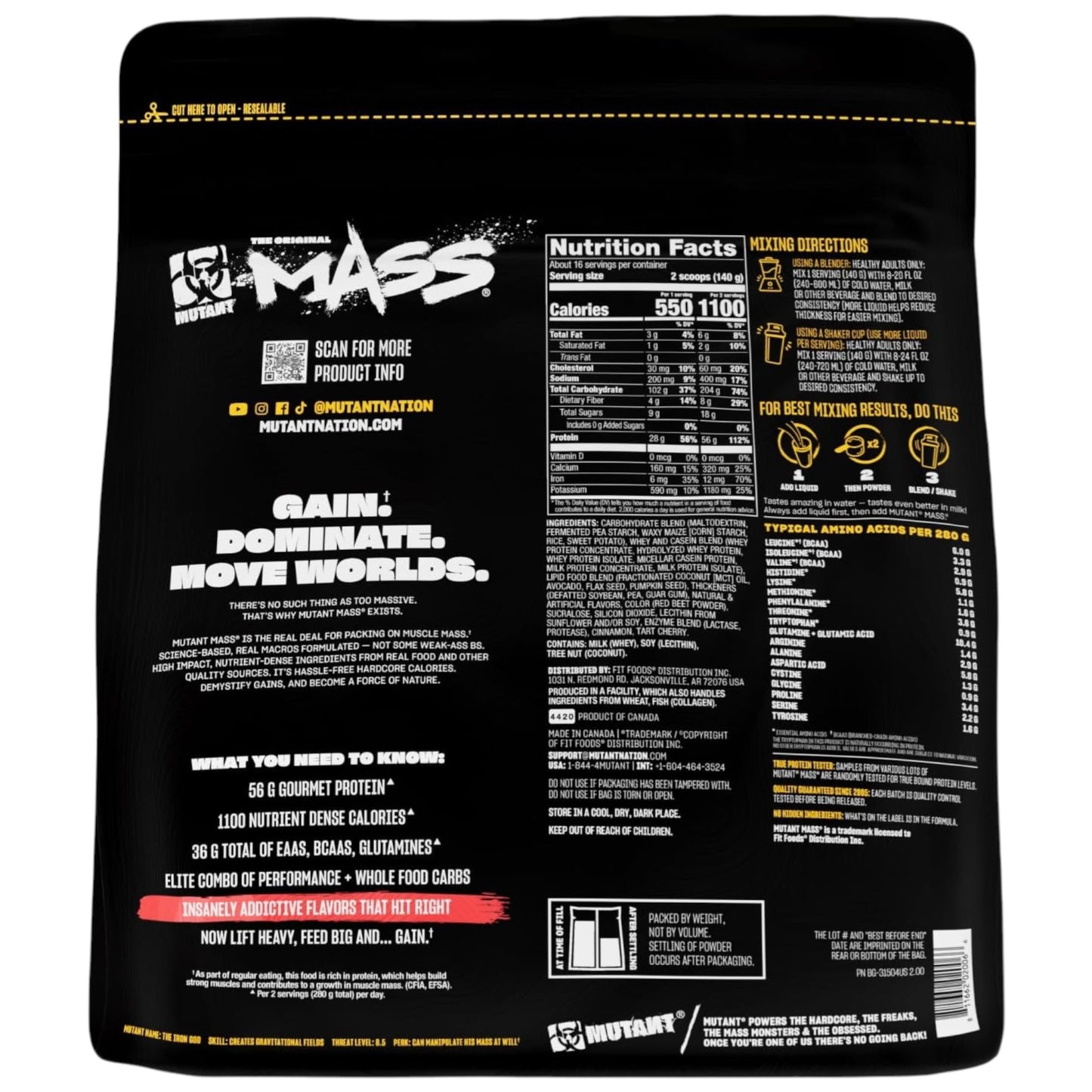 Mutant Mass 5 Lbs