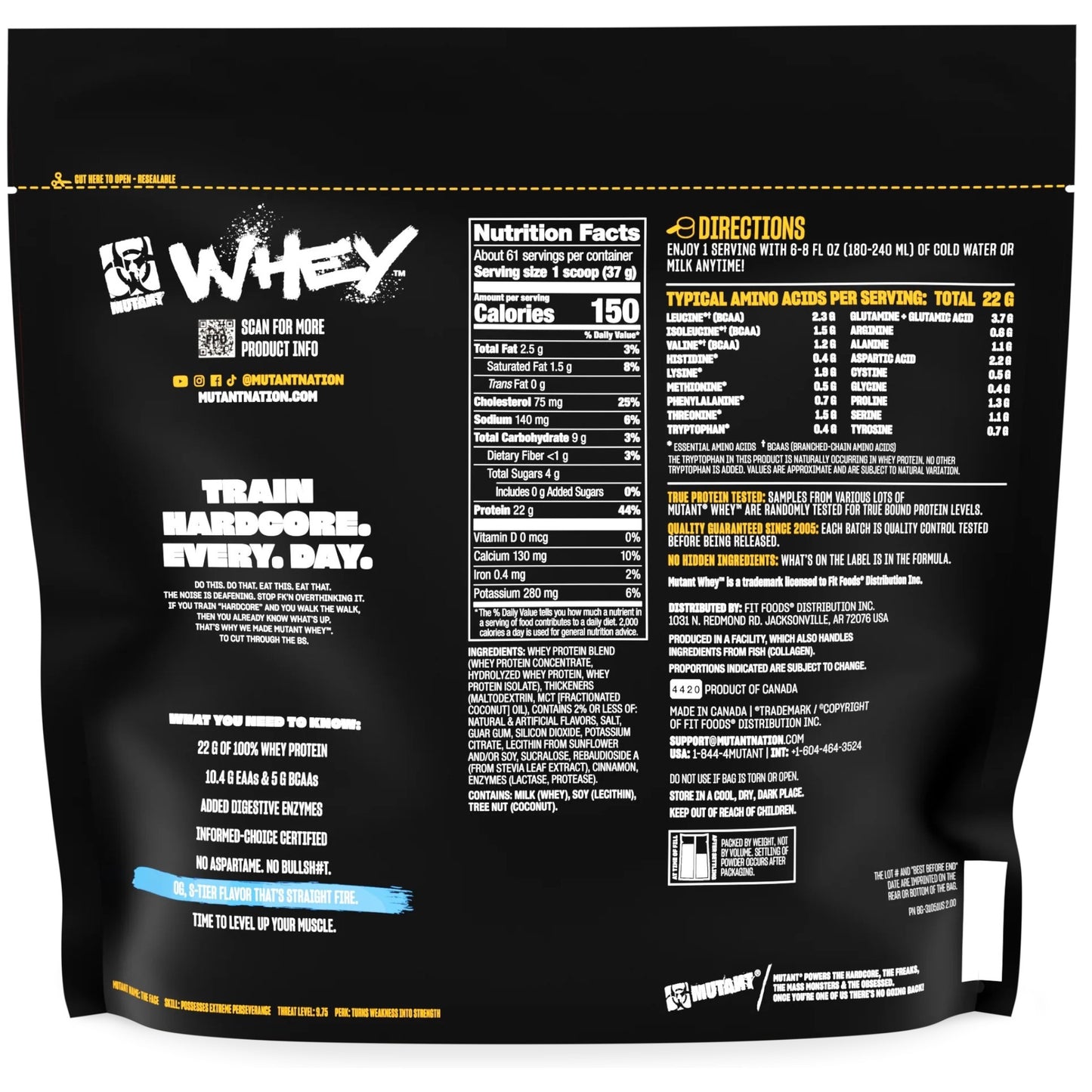 Mutant Whey 5 Lbs