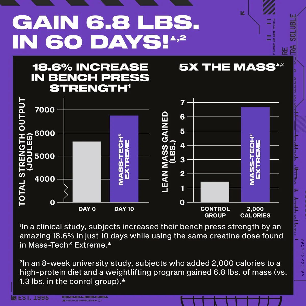 Muscletech Mass Tech Extreme 2000 6 Lbs